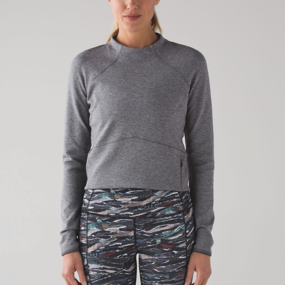 Lululemon Hill and Valley Mock Neck Top